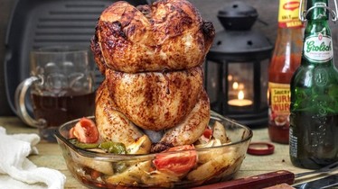 Рецепт Beer Can Chicken (Курица на пивной банке по-американски)