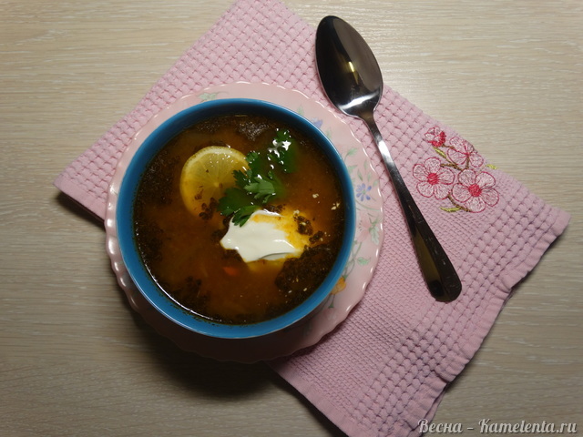 Рецепт солянки сборной мясной