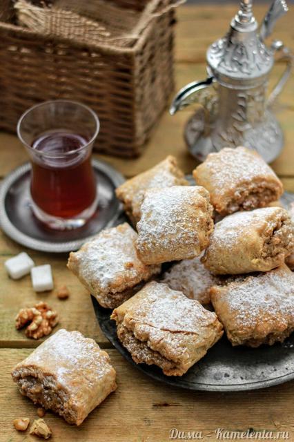 Рецепт турецкого печенья с тхиной и орехами