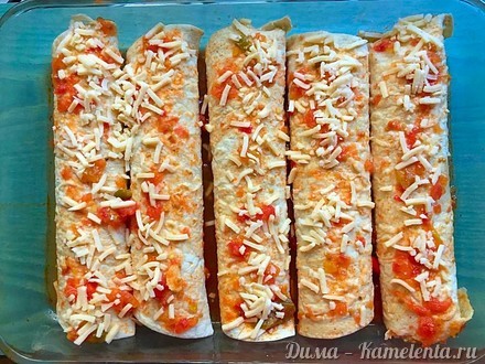 Приготовление рецепта Энчила́да ( enchilada) шаг 8